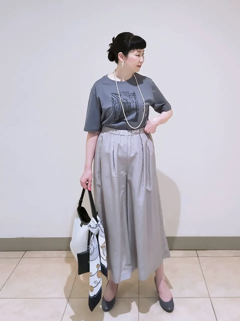 J.PRESS LADIES L スタッフ コーディネート画像