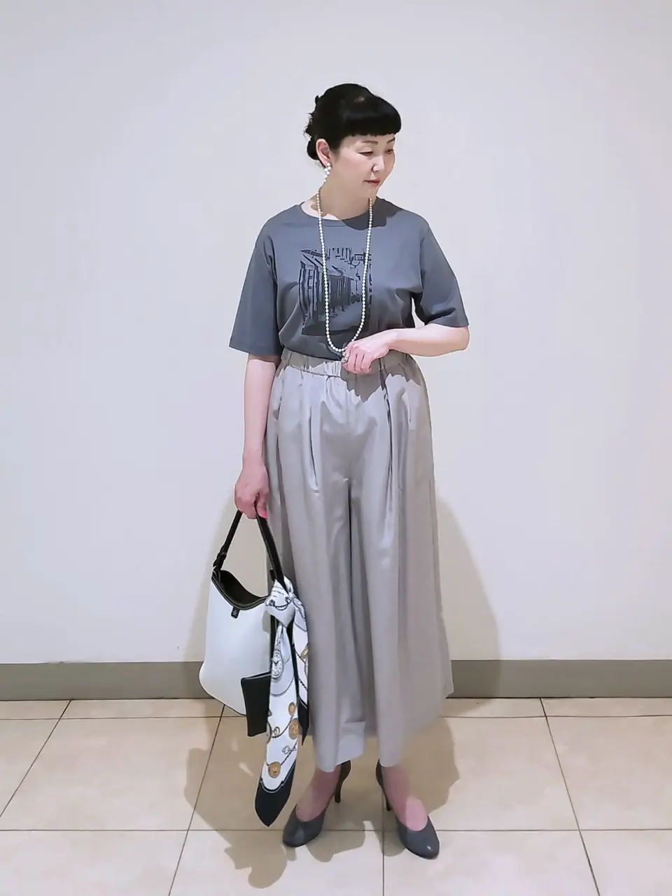 J.PRESS LADIES L スタッフ コーディネート画像
