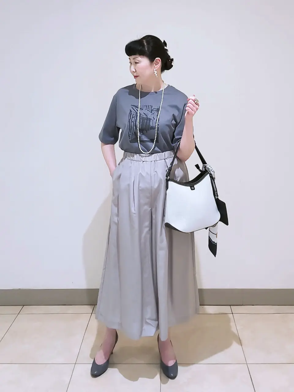 J.PRESS LADIES L スタッフ コーディネート画像