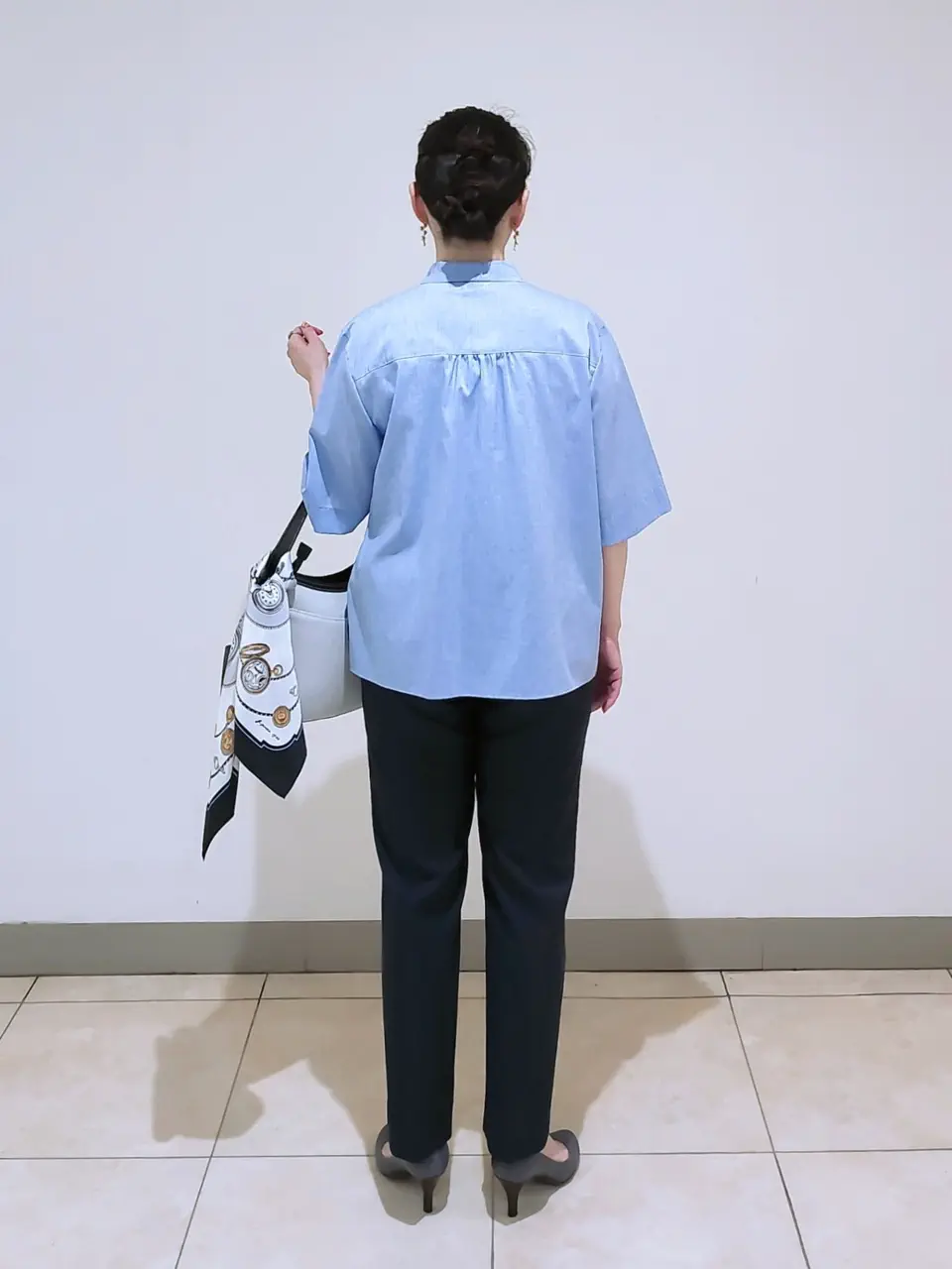 J.PRESS LADIES L スタッフ コーディネート画像