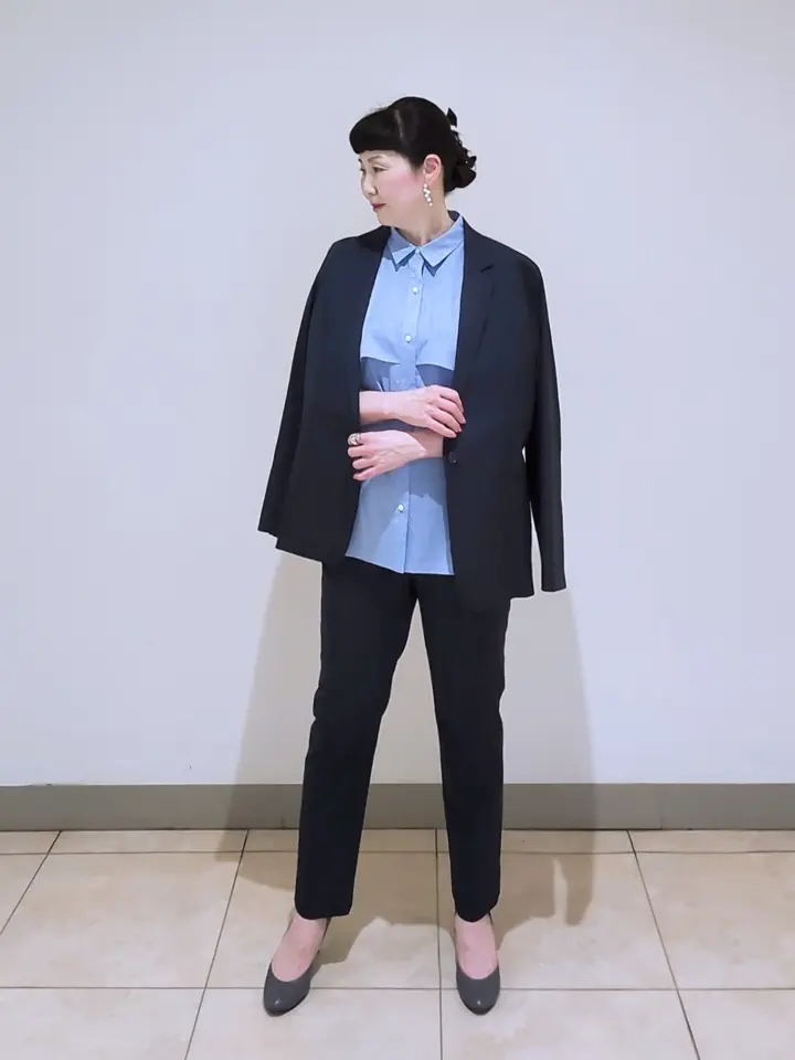 J.PRESS LADIES L スタッフ コーディネート画像