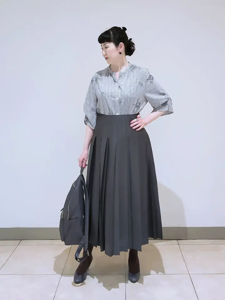 J.PRESS LADIES L スタッフ コーディネート画像
