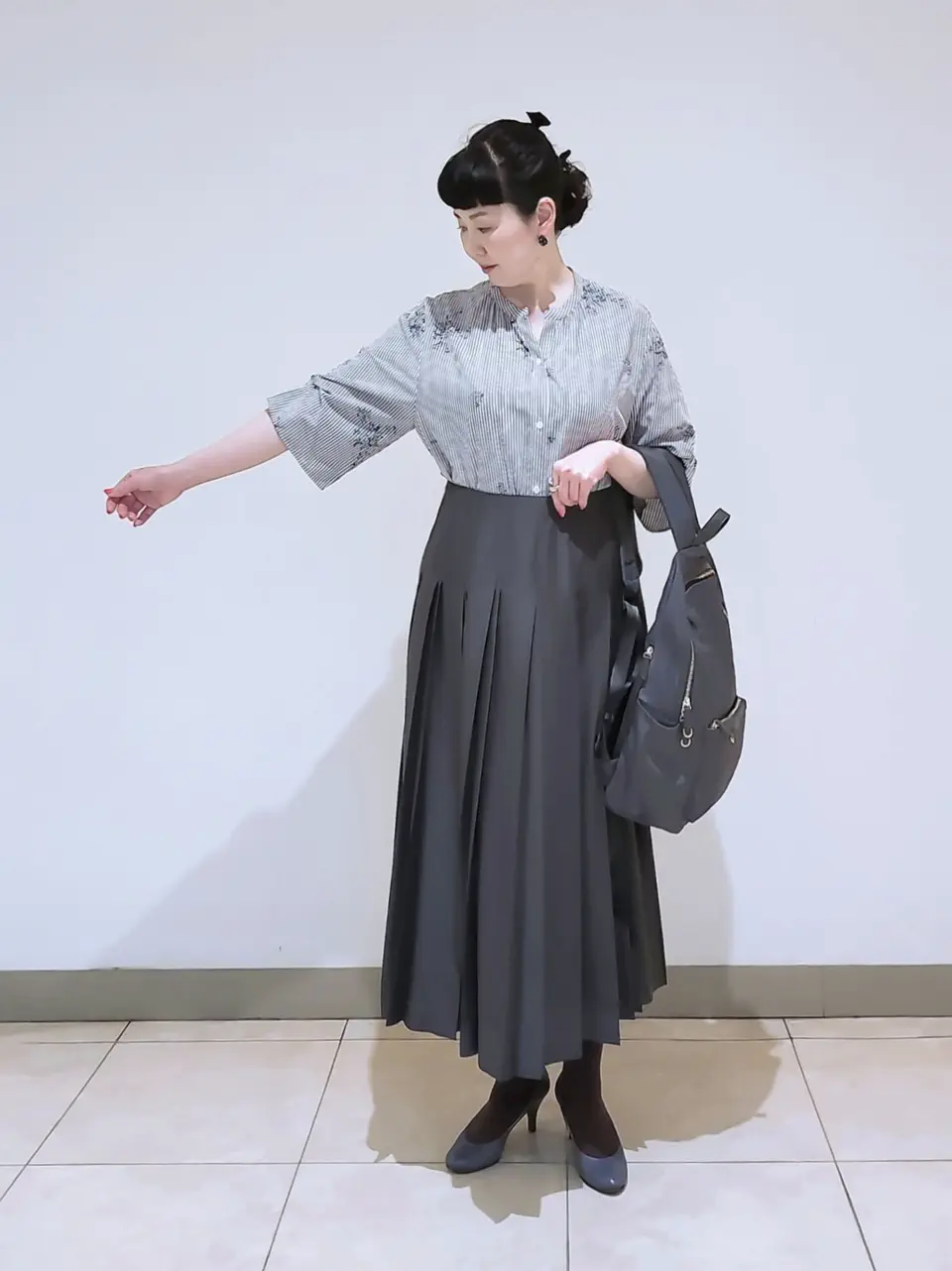 J.PRESS LADIES L スタッフ コーディネート画像
