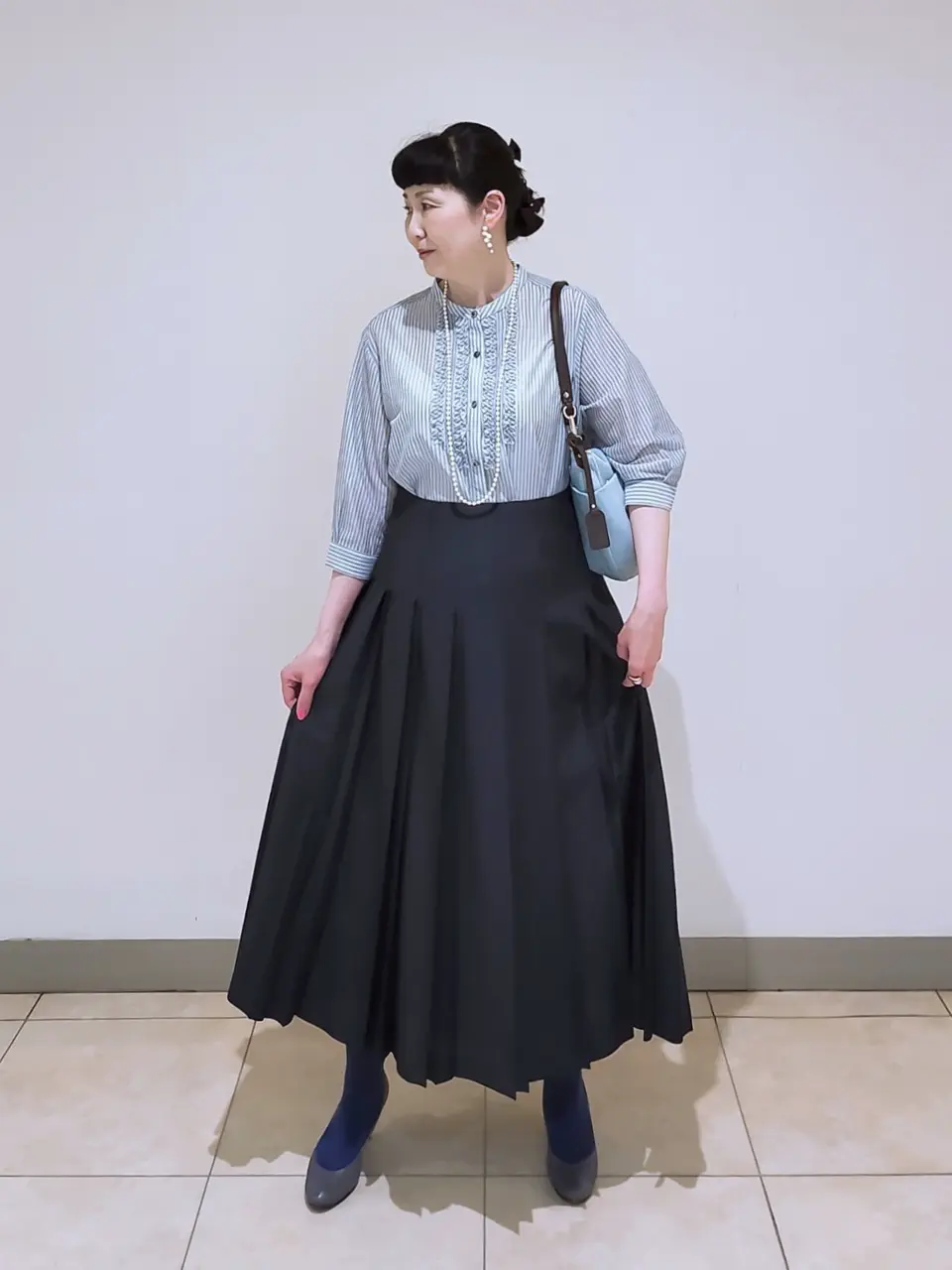 J.PRESS LADIES L スタッフ コーディネート画像