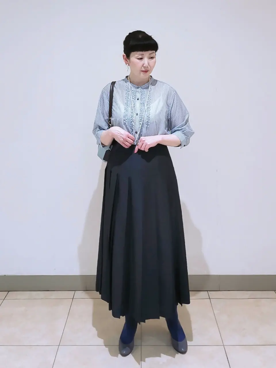 J.PRESS LADIES L スタッフ コーディネート画像