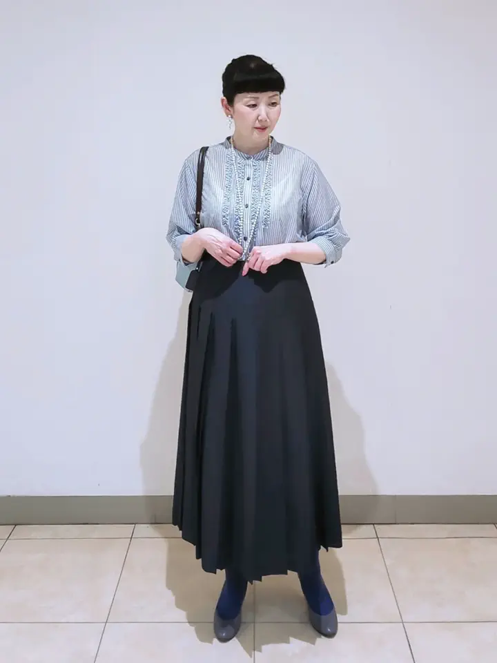 J.PRESS LADIES L スタッフ コーディネート画像