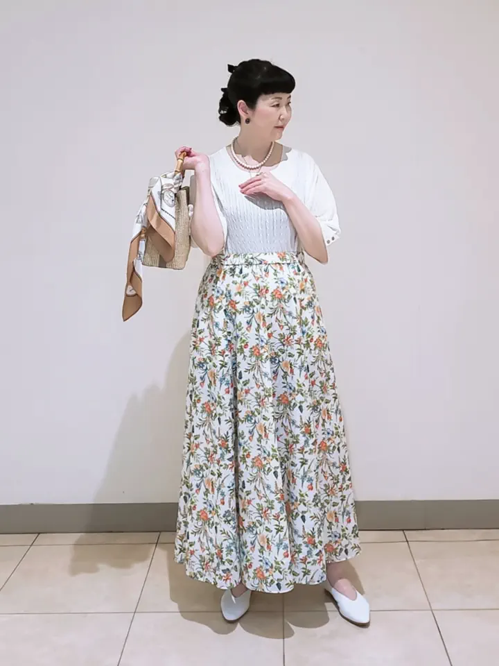 J.PRESS LADIES L スタッフ コーディネート画像