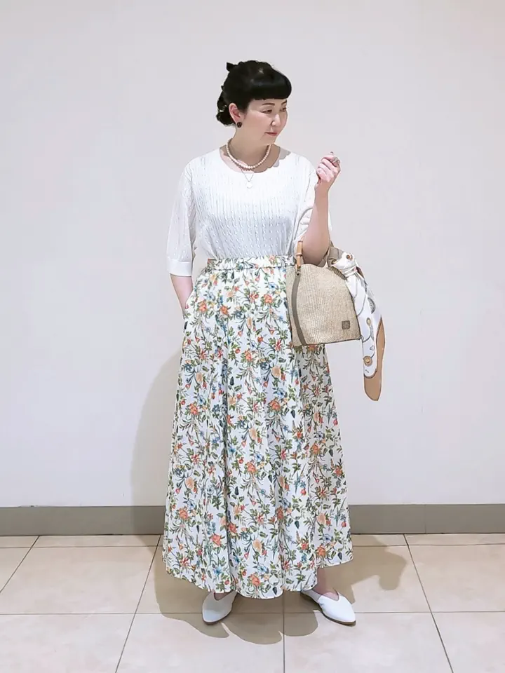 J.PRESS LADIES L スタッフ コーディネート画像