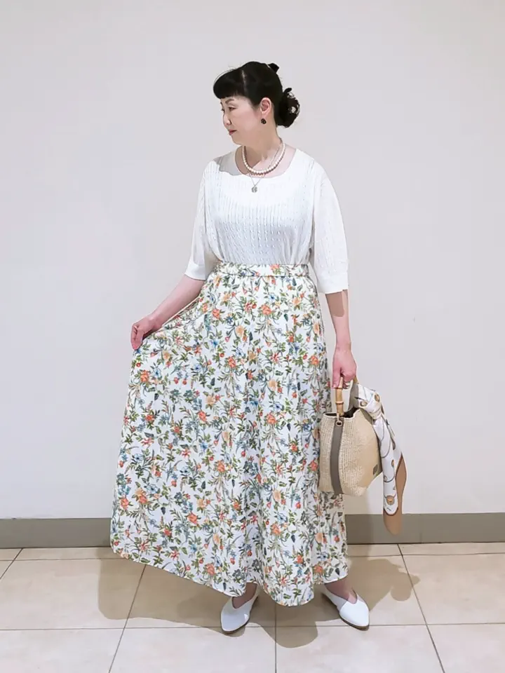 J.PRESS LADIES L スタッフ コーディネート画像