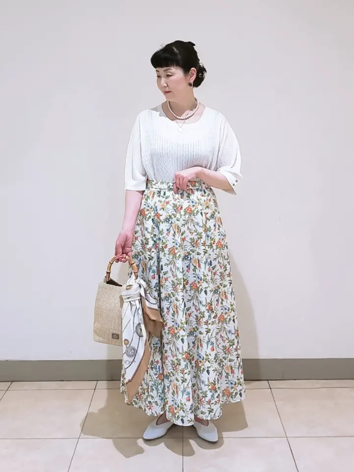J.PRESS LADIES L スタッフ コーディネート画像