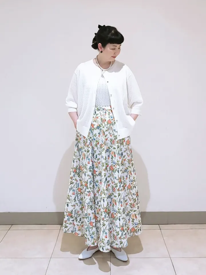 J.PRESS LADIES L スタッフ コーディネート画像