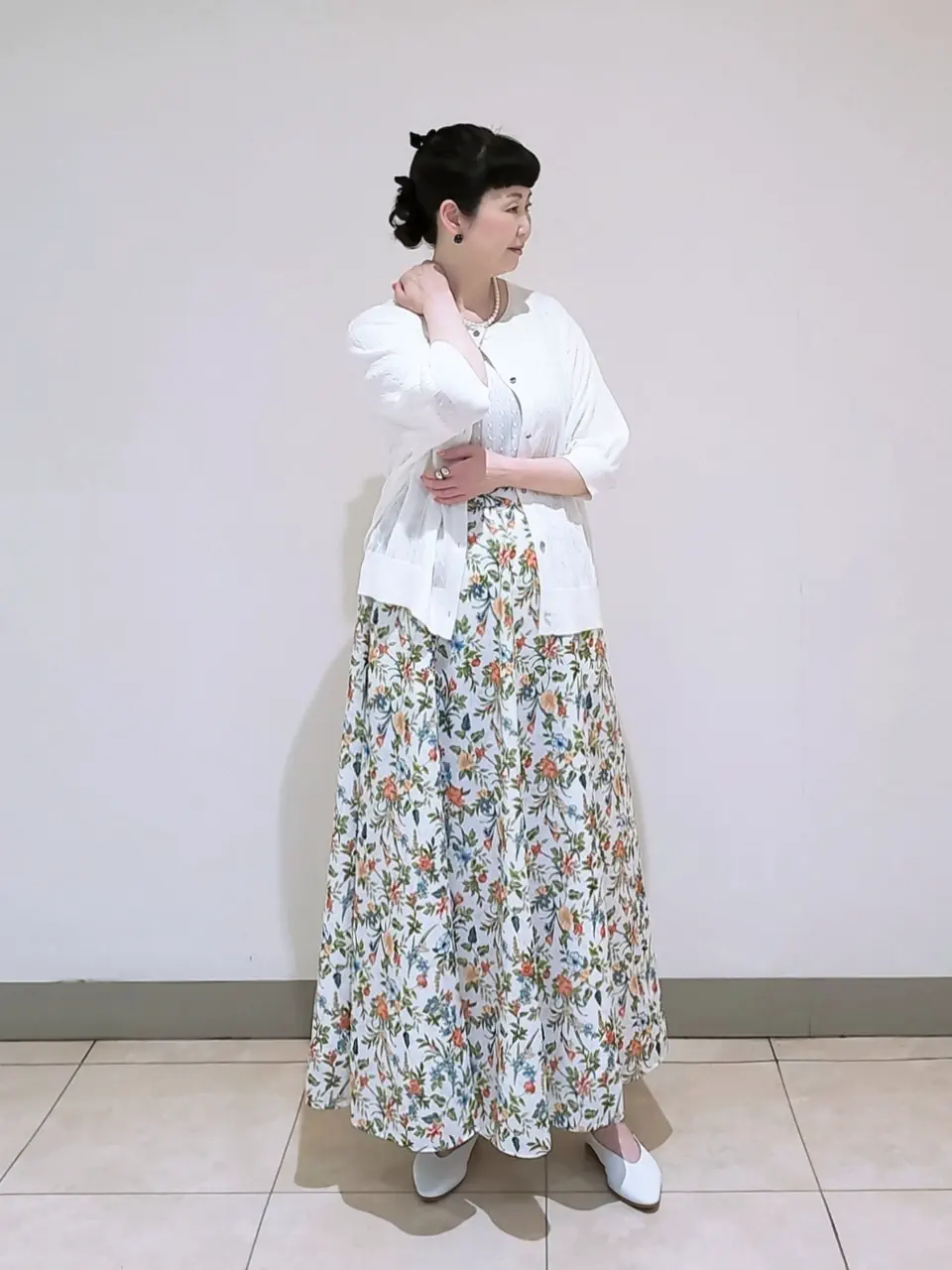 J.PRESS LADIES L スタッフ コーディネート画像