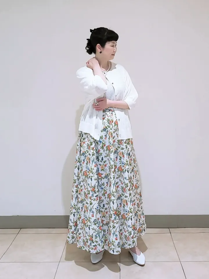 J.PRESS LADIES L スタッフ コーディネート画像