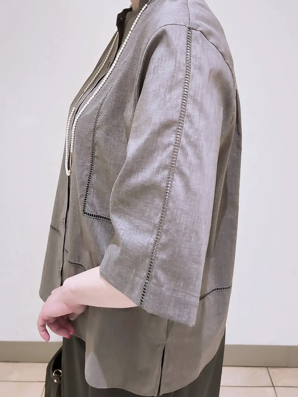 J.PRESS LADIES L スタッフ コーディネート画像