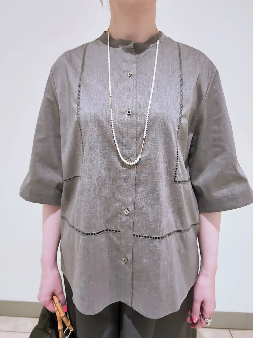 J.PRESS LADIES L スタッフ コーディネート画像