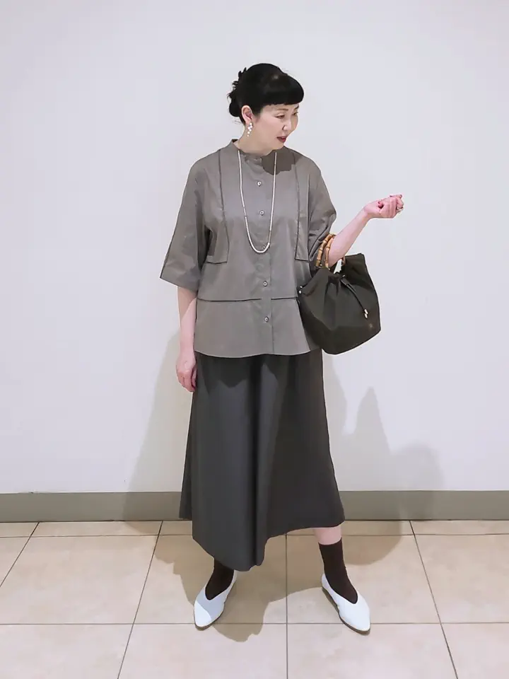 J.PRESS LADIES L スタッフ コーディネート画像