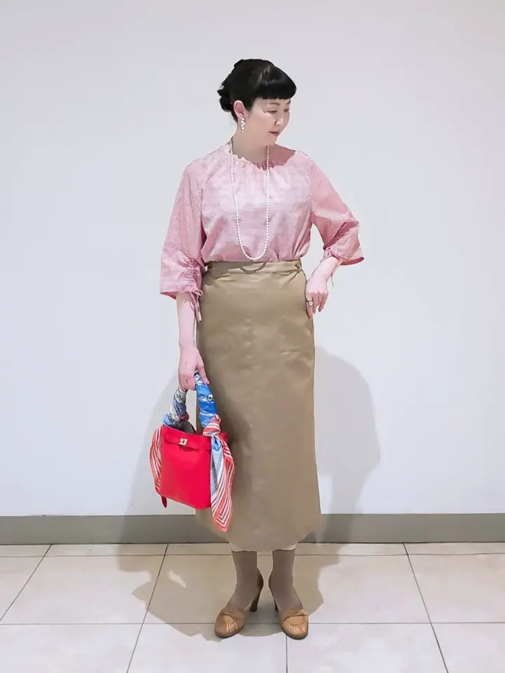 J.PRESS LADIES L スタッフ コーディネート画像
