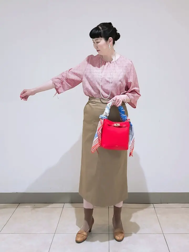 J.PRESS LADIES L スタッフ コーディネート画像