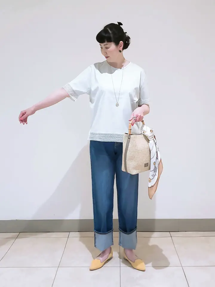 J.PRESS LADIES L スタッフ コーディネート画像