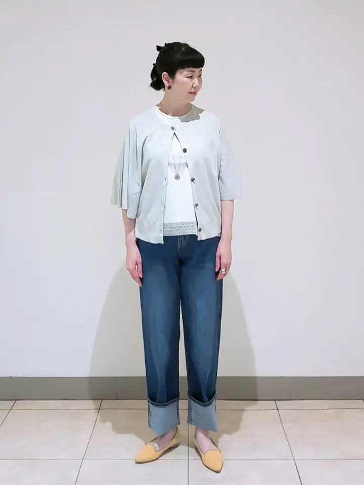 J.PRESS LADIES L スタッフ コーディネート画像