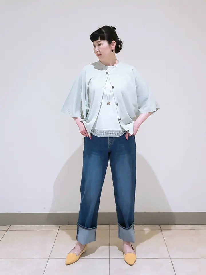 J.PRESS LADIES L スタッフ コーディネート画像