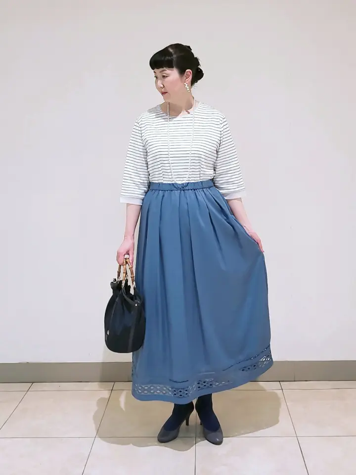 J.PRESS LADIES L スタッフ コーディネート画像