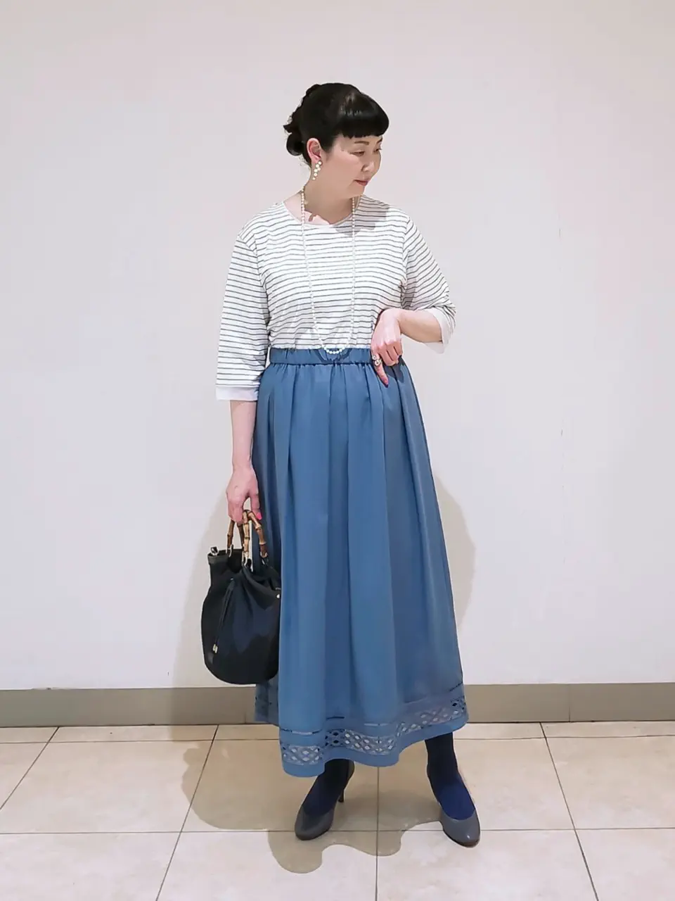 J.PRESS LADIES L スタッフ コーディネート画像
