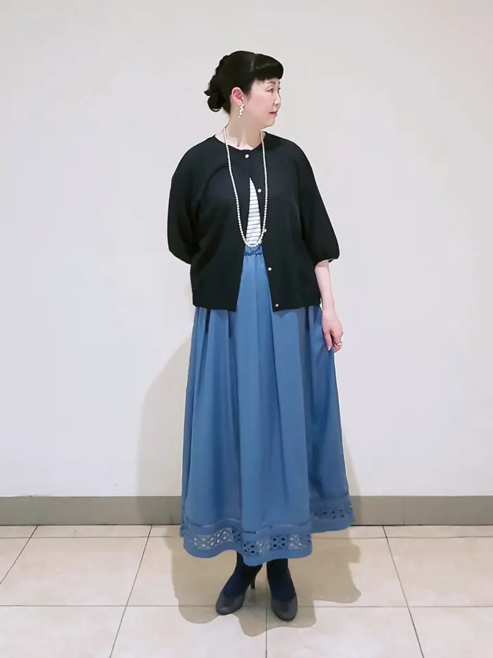 J.PRESS LADIES L スタッフ コーディネート画像