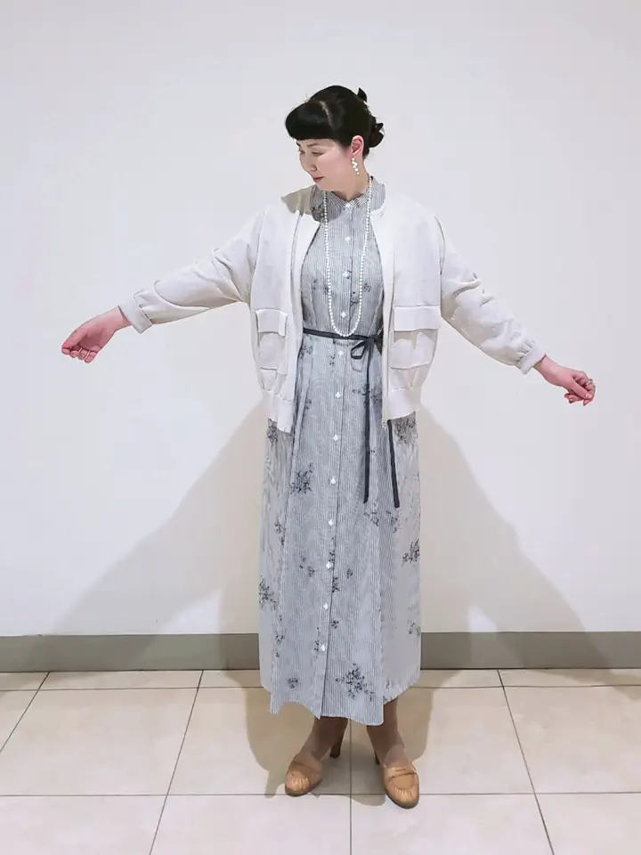 J.PRESS LADIES L スタッフ コーディネート画像