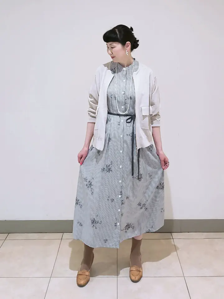 J.PRESS LADIES L スタッフ コーディネート画像