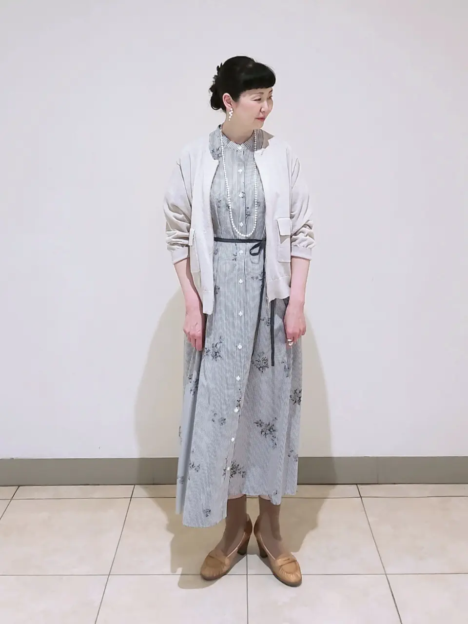 J.PRESS LADIES L スタッフ コーディネート画像