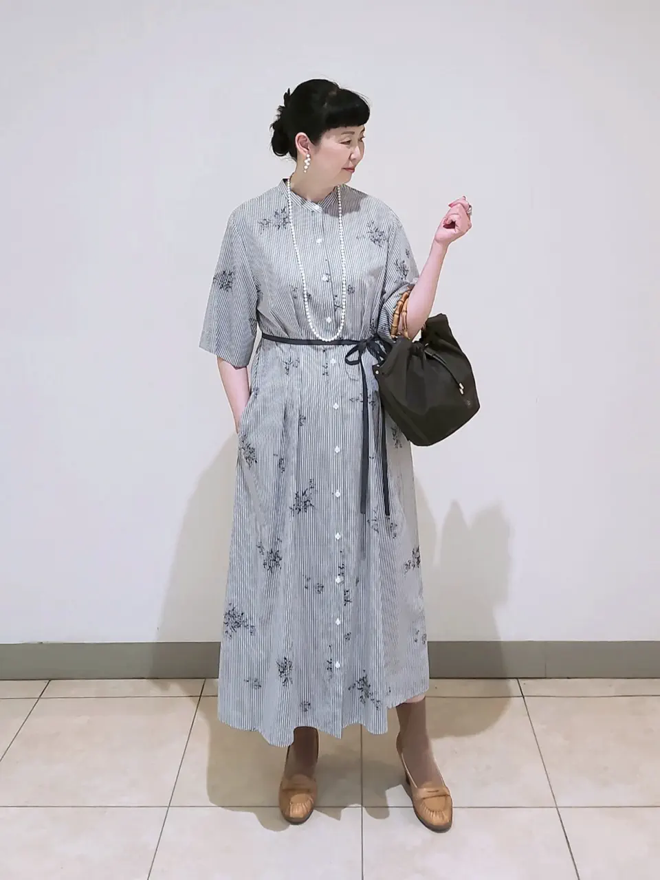 J.PRESS LADIES L スタッフ コーディネート画像