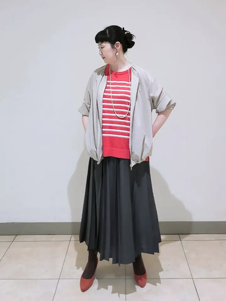 J.PRESS LADIES L スタッフ コーディネート画像