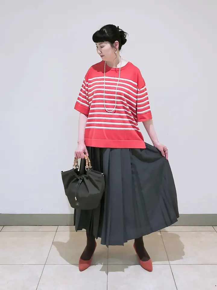 J.PRESS LADIES L スタッフ コーディネート画像