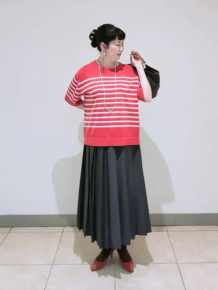 J.PRESS LADIES L スタッフ コーディネート画像