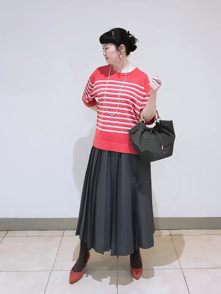 J.PRESS LADIES L スタッフ コーディネート画像