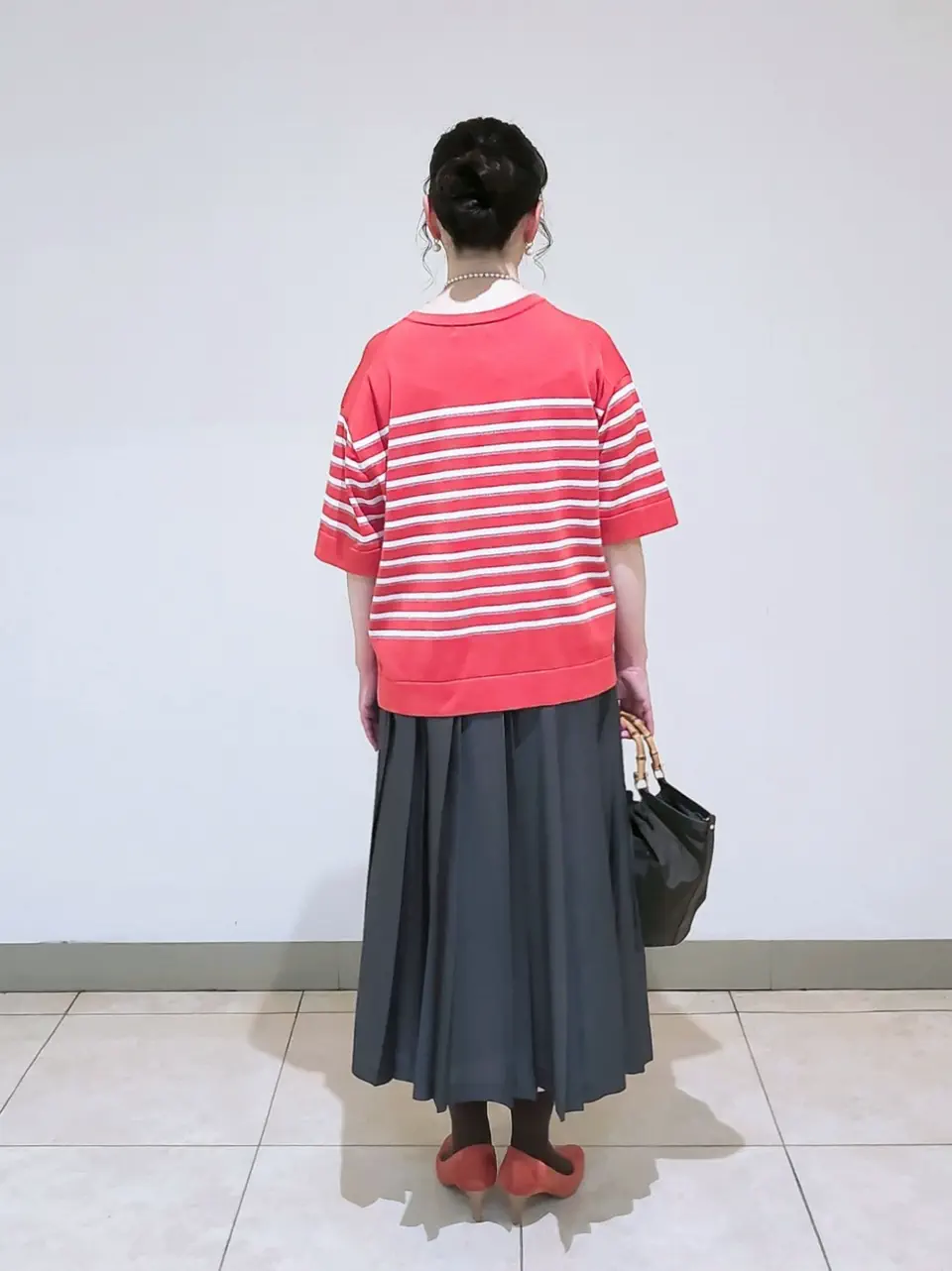 J.PRESS LADIES L スタッフ コーディネート画像