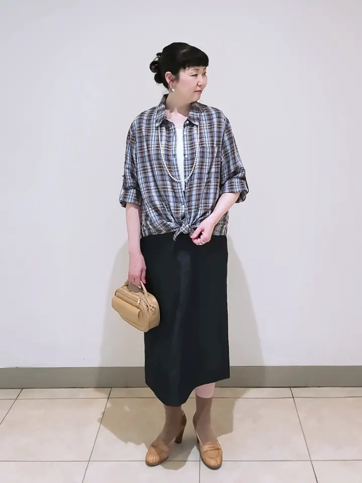 J.PRESS LADIES L スタッフ コーディネート画像