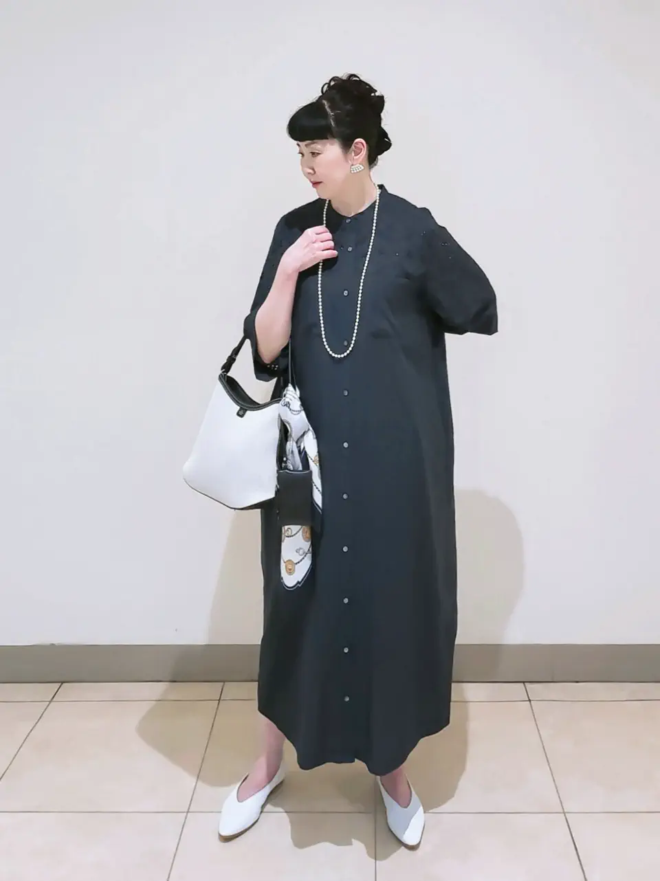J.PRESS LADIES L スタッフ コーディネート画像