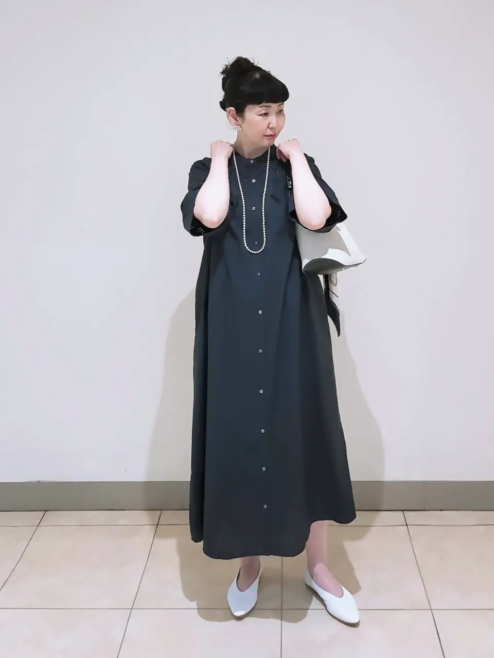 J.PRESS LADIES L スタッフ コーディネート画像