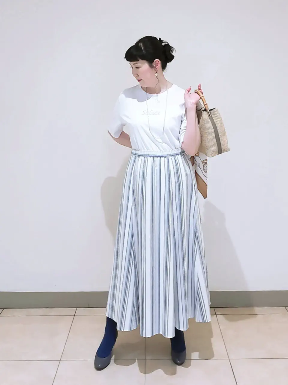 J.PRESS LADIES L スタッフ コーディネート画像