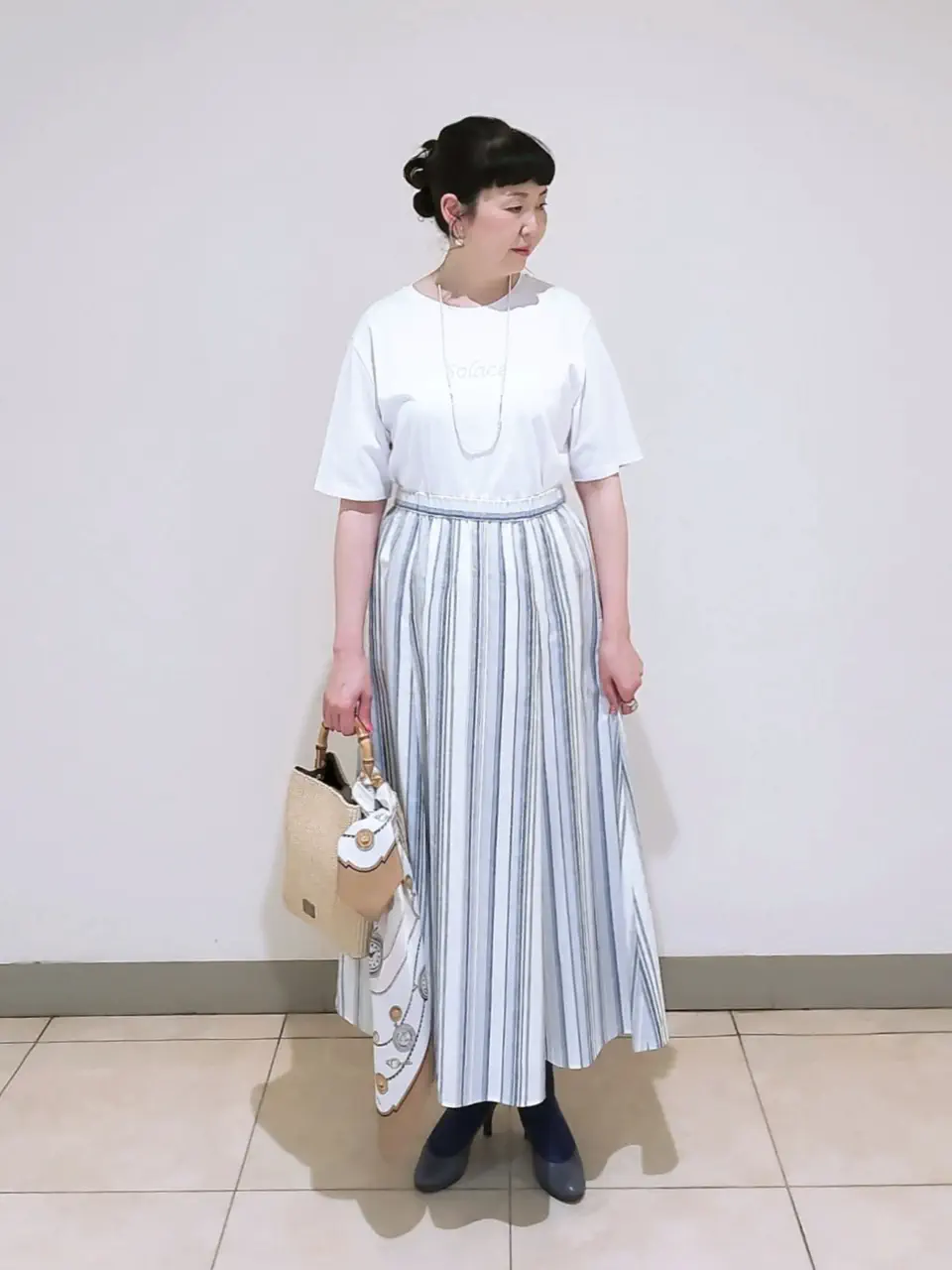J.PRESS LADIES L スタッフ コーディネート画像
