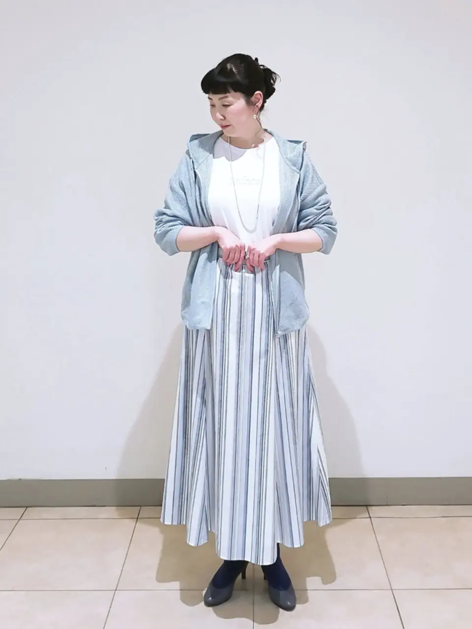 J.PRESS LADIES L スタッフ コーディネート画像
