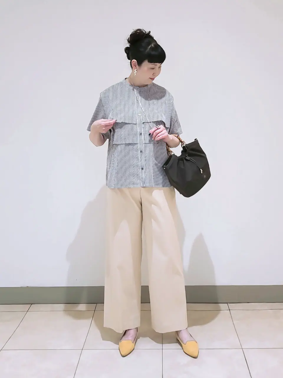 J.PRESS LADIES L スタッフ コーディネート画像