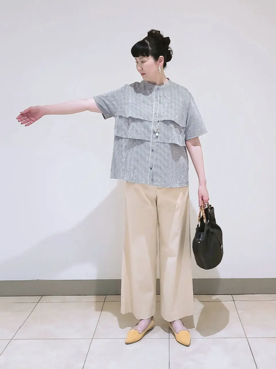 J.PRESS LADIES L スタッフ コーディネート画像