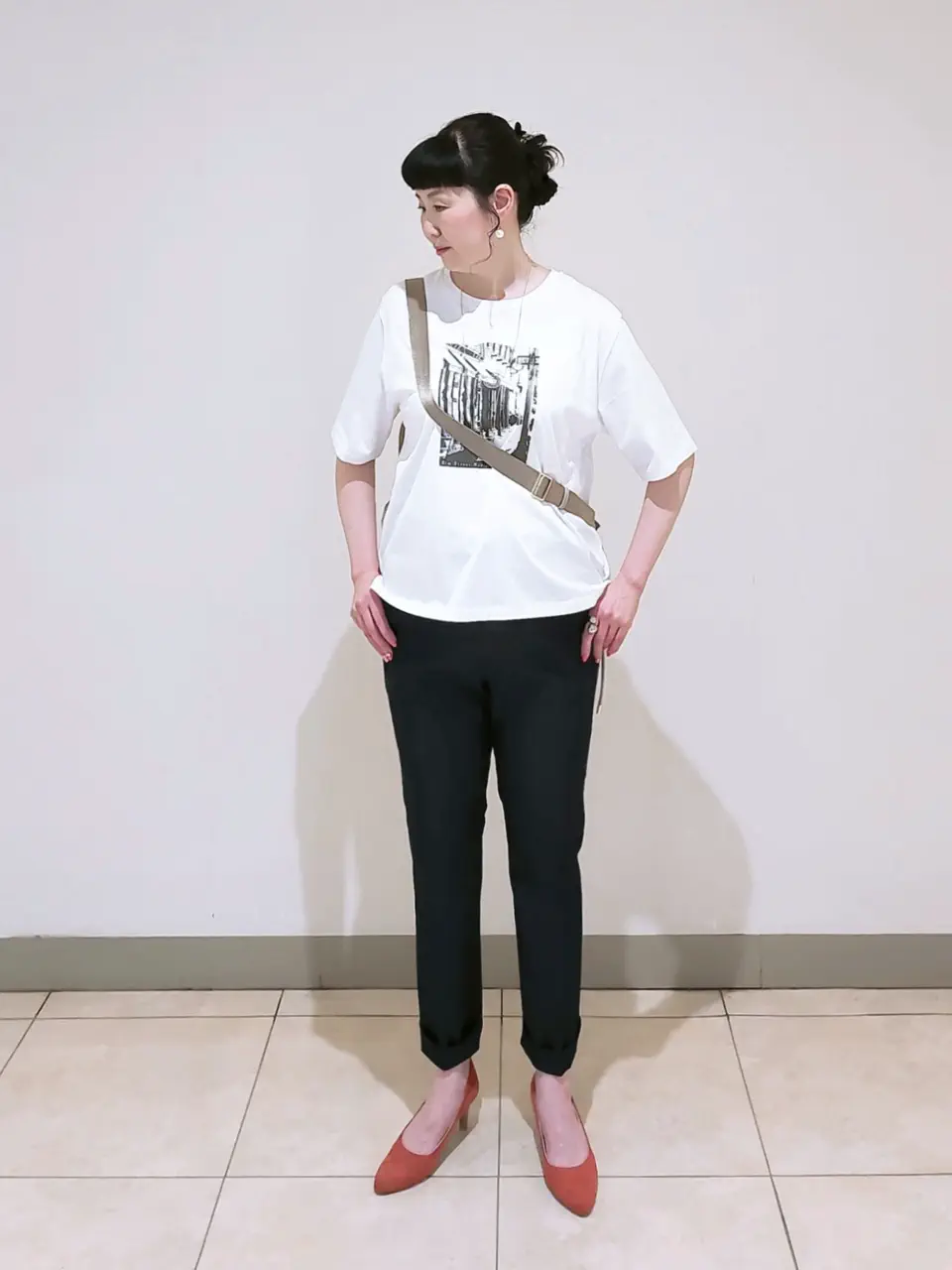 J.PRESS LADIES L スタッフ コーディネート画像