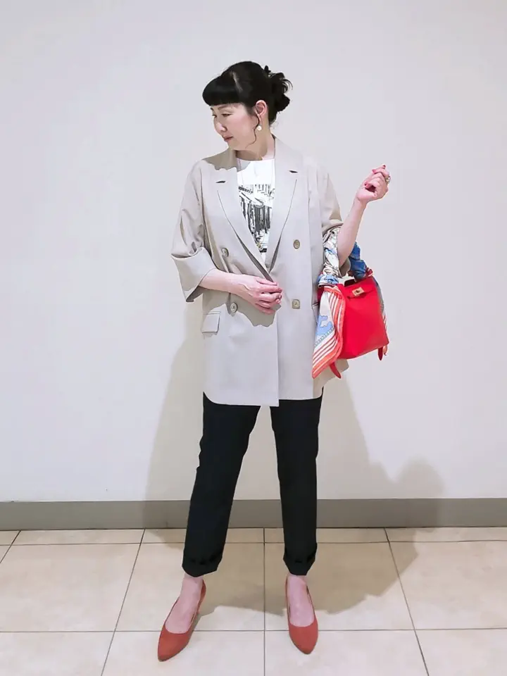 J.PRESS LADIES L スタッフ コーディネート画像