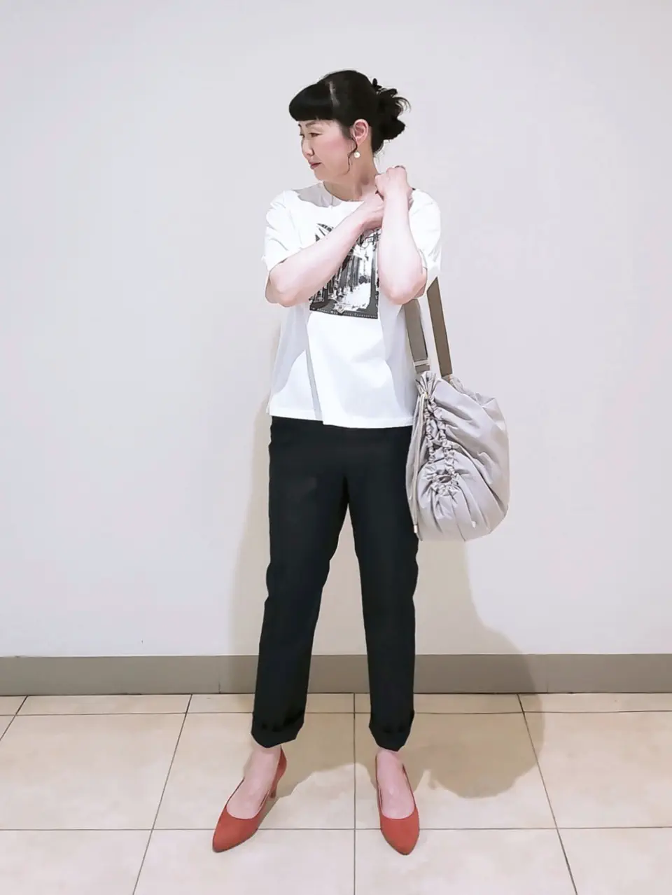 J.PRESS LADIES L スタッフ コーディネート画像
