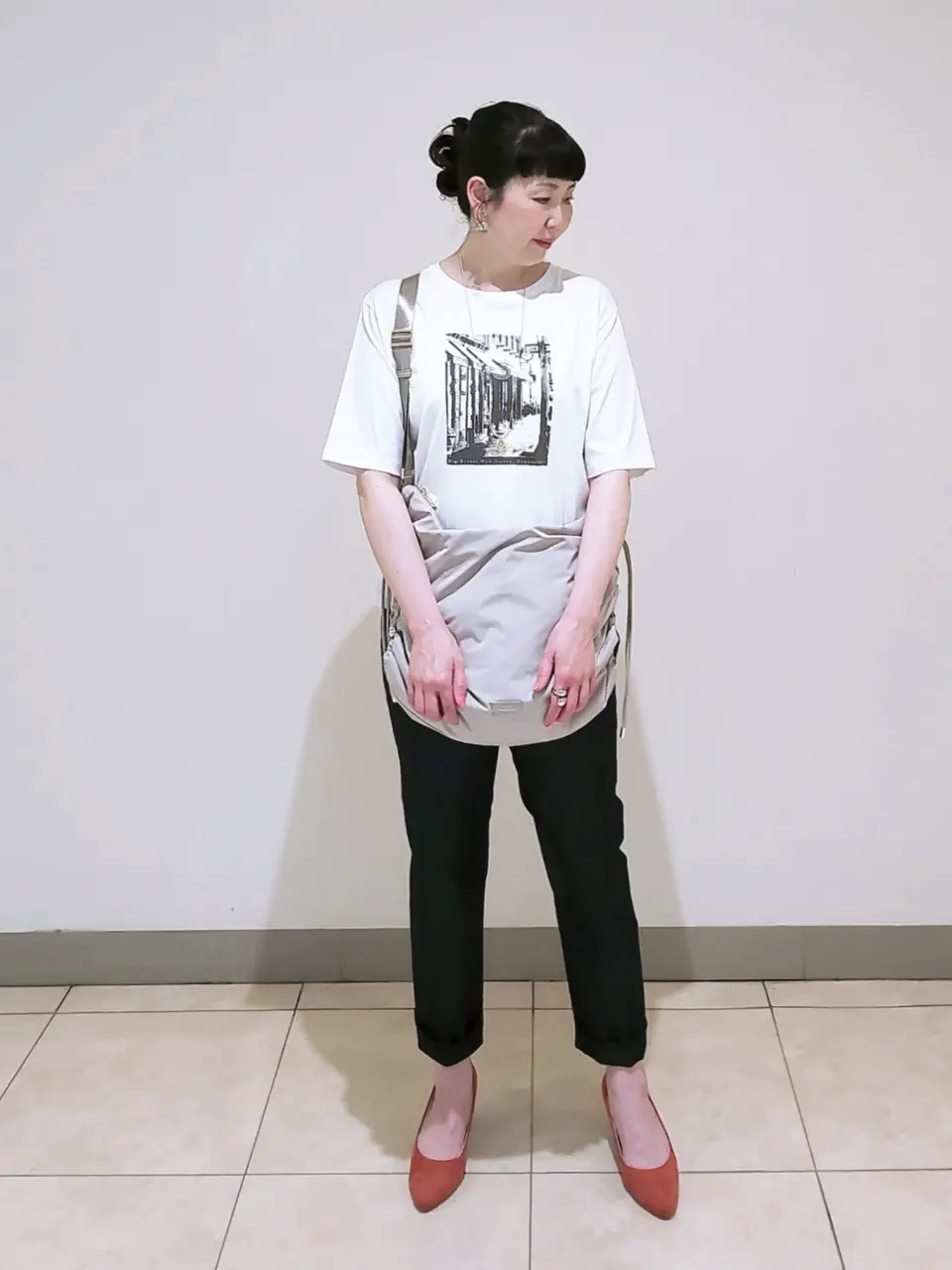 J.PRESS LADIES L スタッフ コーディネート画像