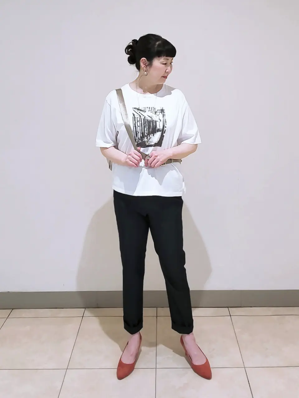 J.PRESS LADIES L スタッフ コーディネート画像